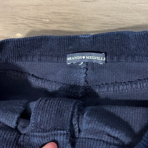 BRANDY MELVILLE MINI SKIRT BLUE CORDUROY XS - Picture 6 of 10